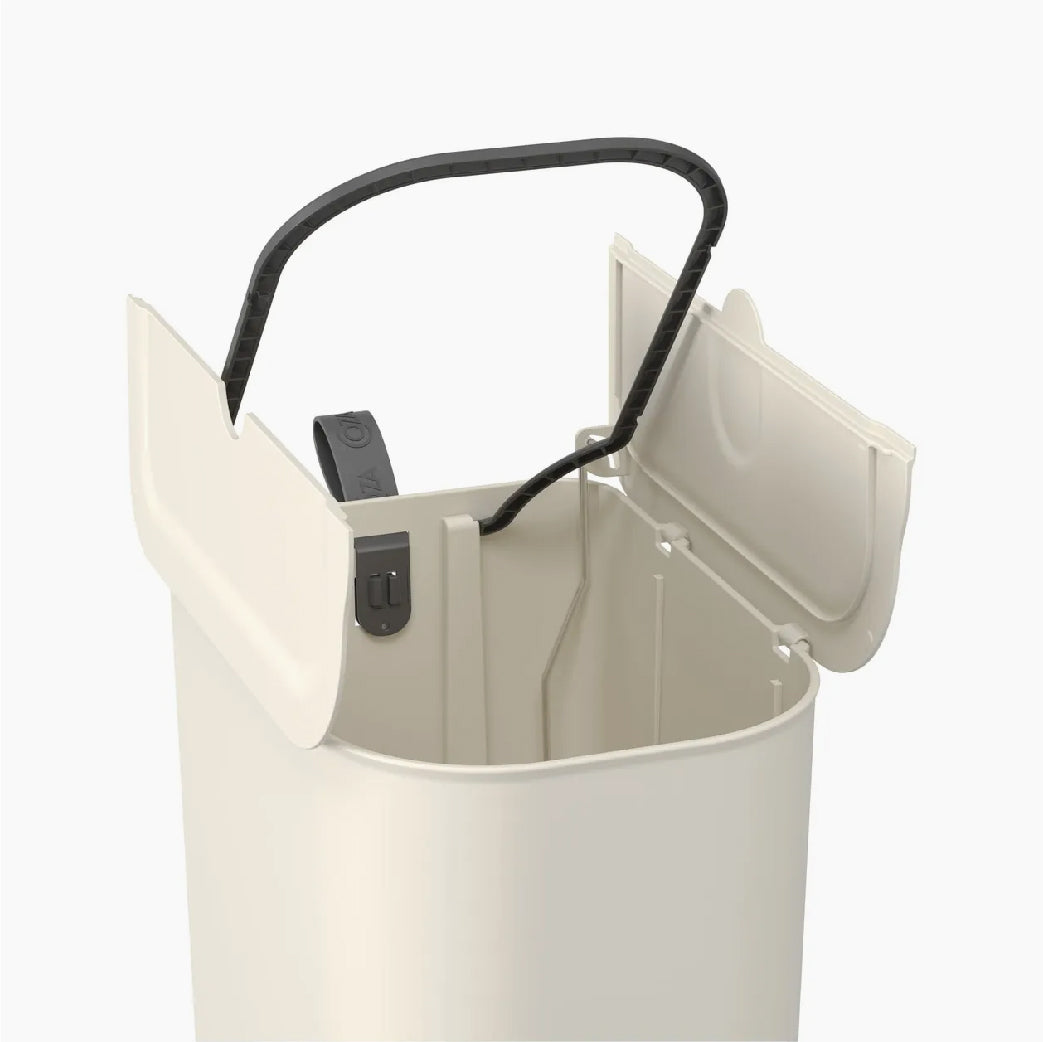 Basurero Mariposa 4 L Gris