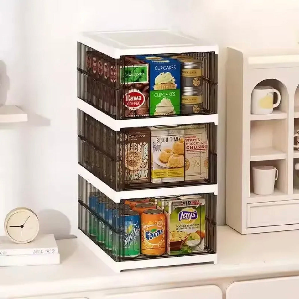 Caja Organizadora Firme 3 Niveles Gris