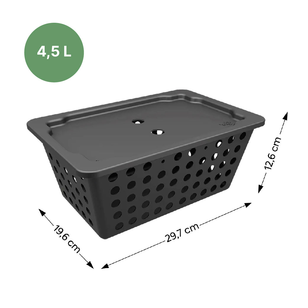Cesta con Tapa Pequeña 4,5 L