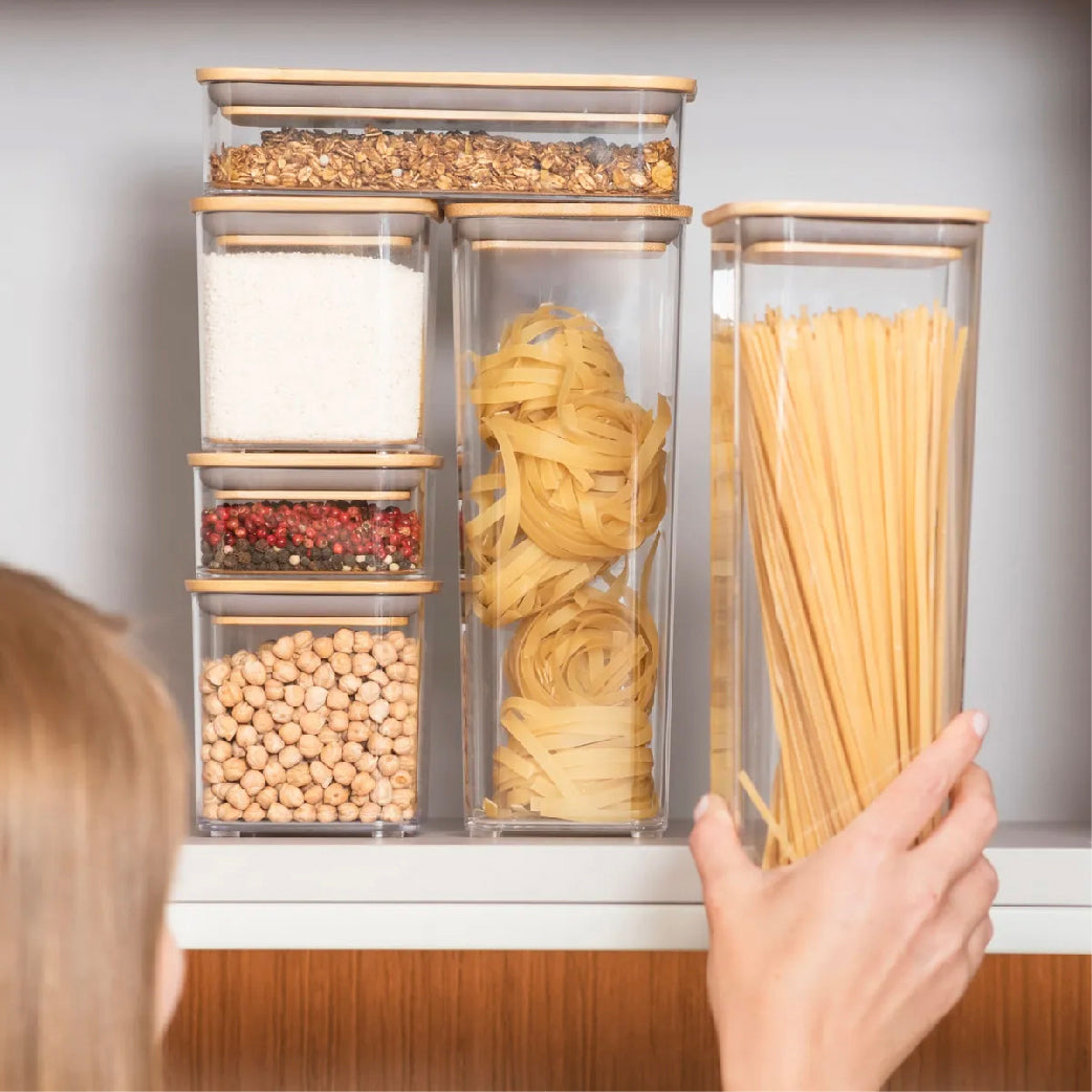 Contenedor Hermético Bambú 530ml