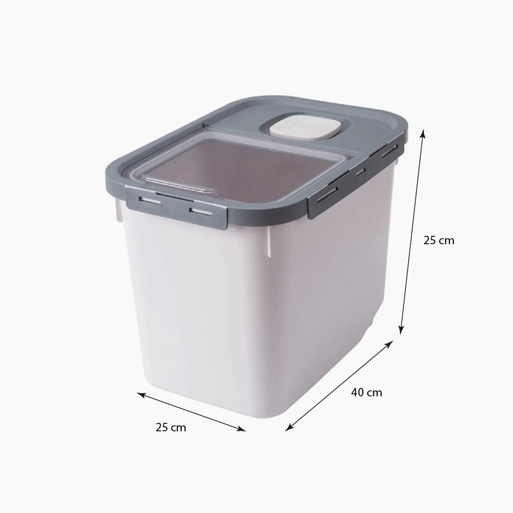 Contenedor de Alimentos de Mascotas 6L Blanco