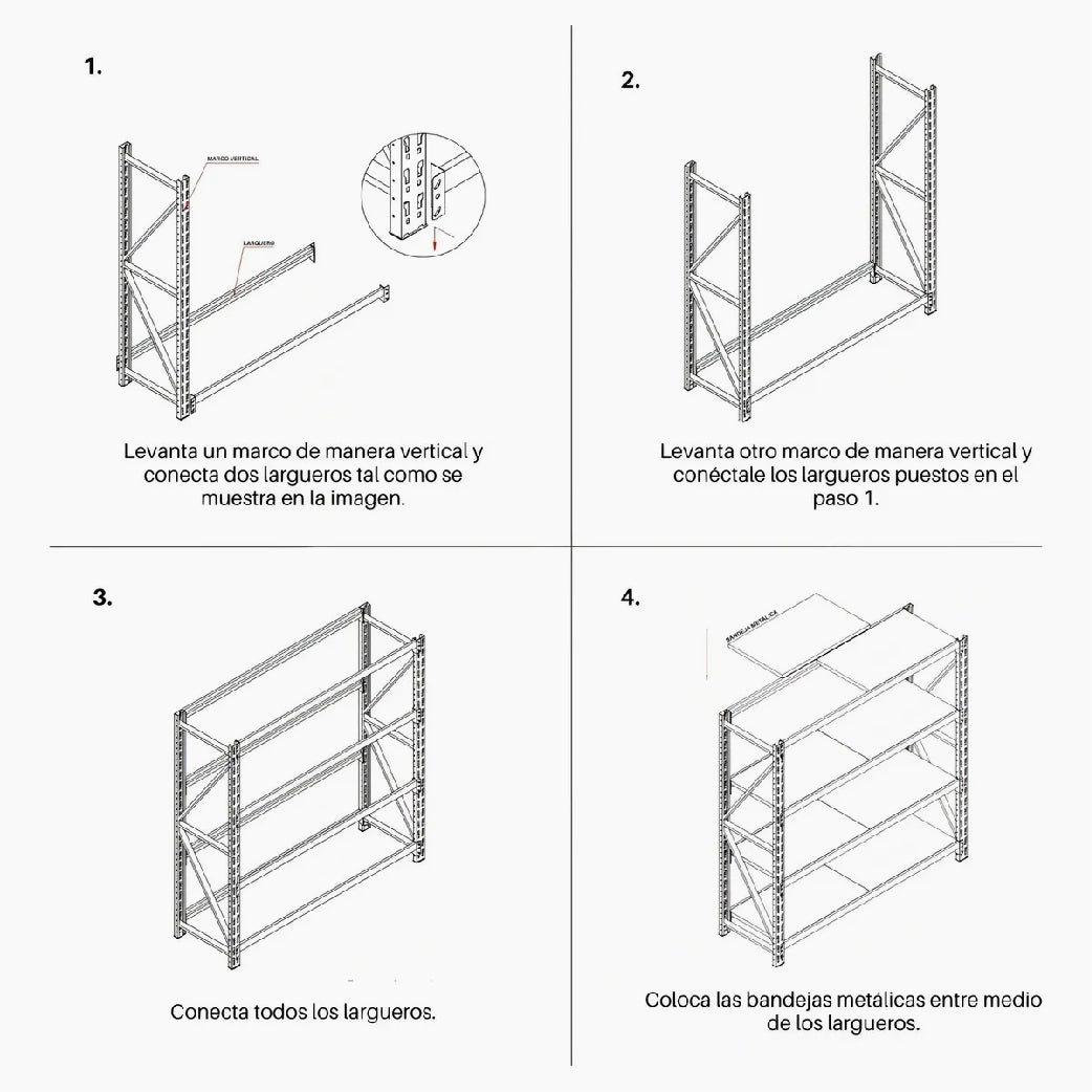 Estante 150cm x 200cm