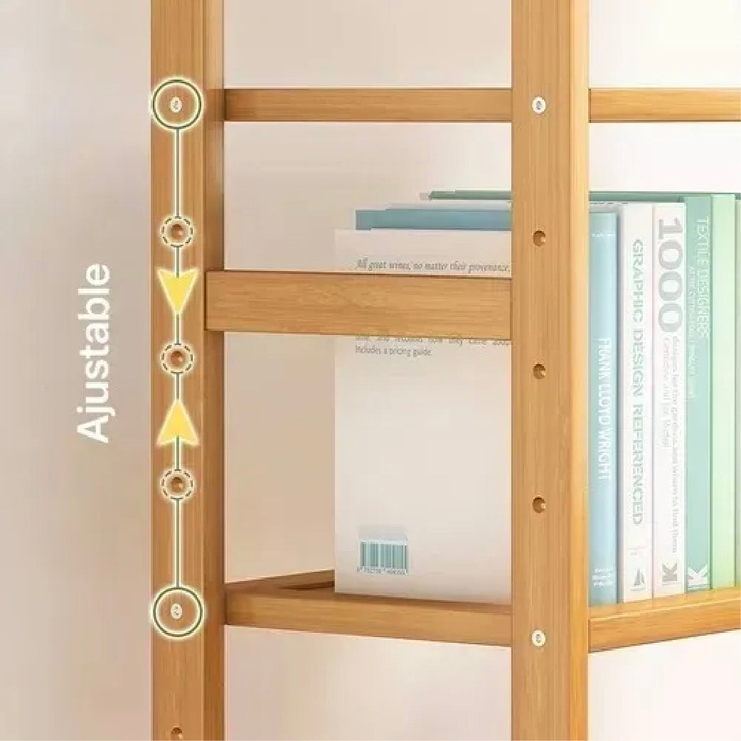 Estante 5 Niveles Bambú