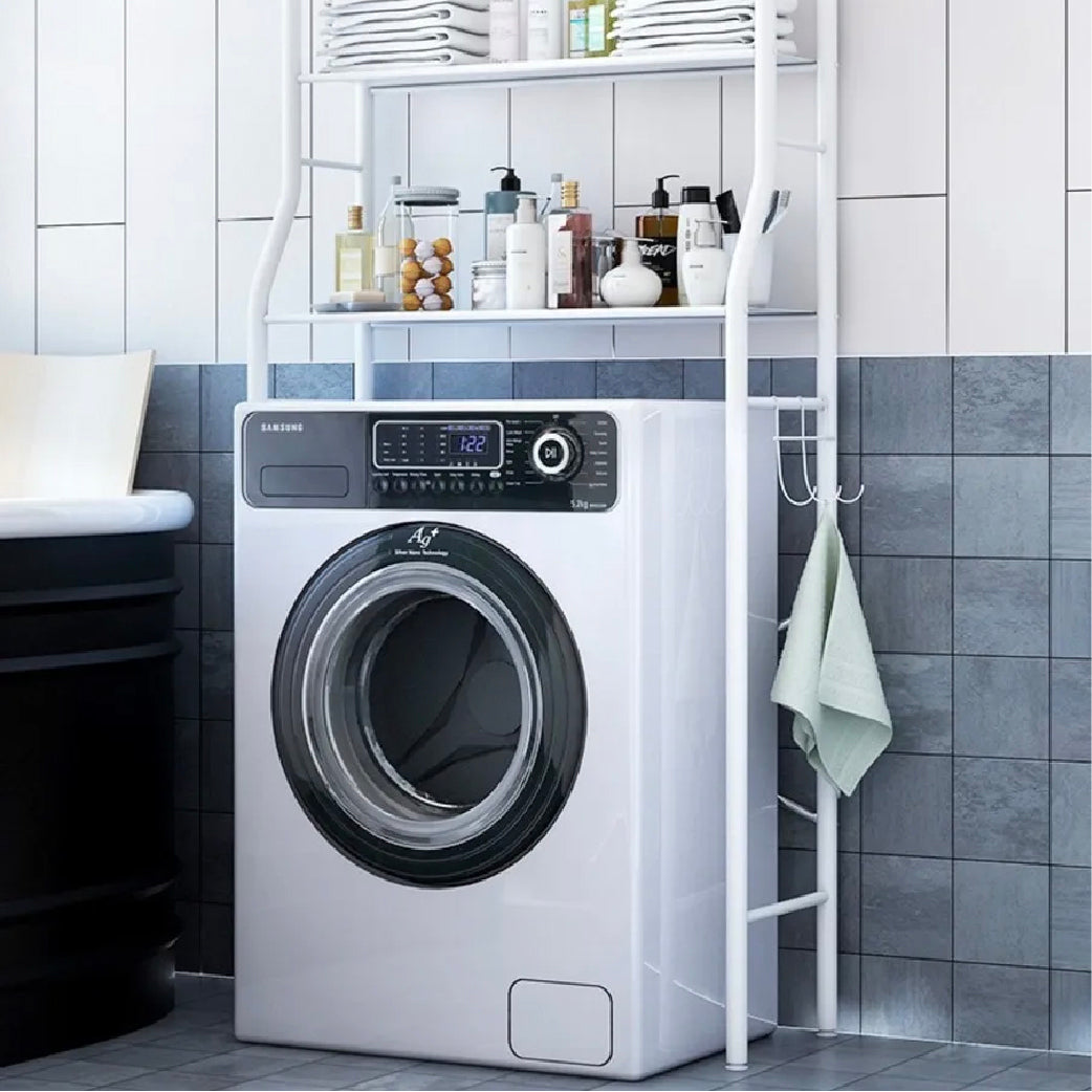 Estante Lavadora 3 Niveles Metálico Blanco