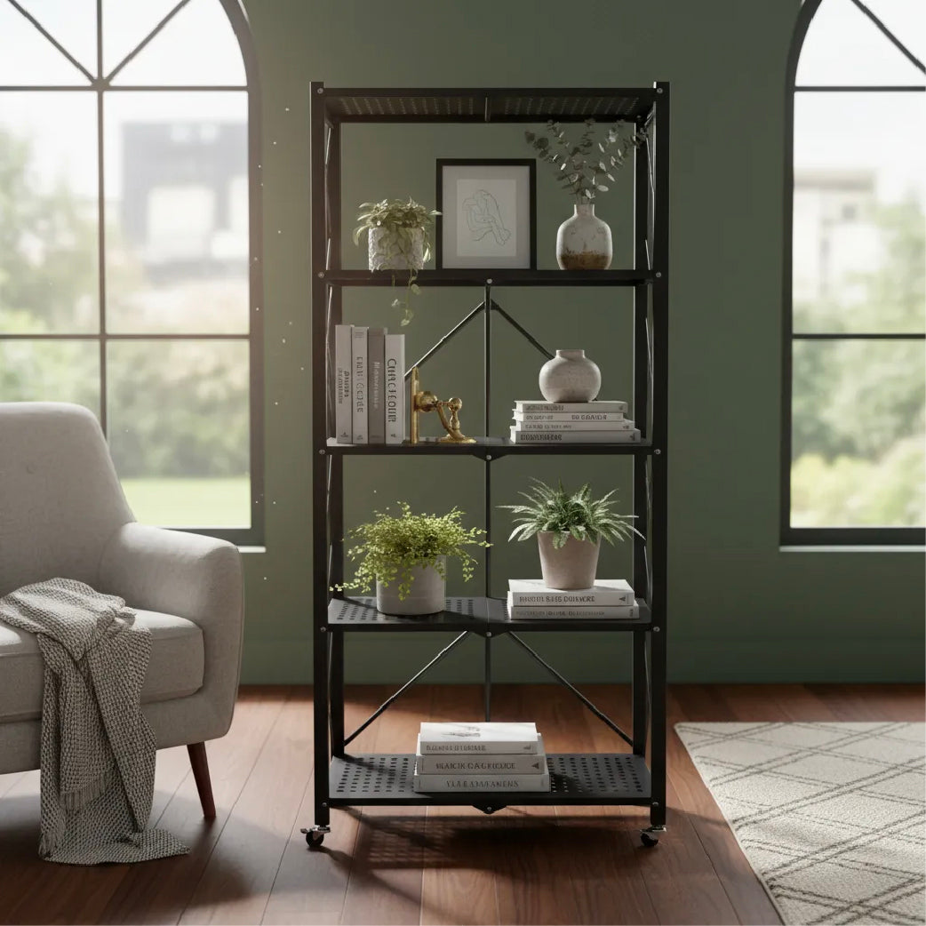 Estante Plegable Plegable 5 Niveles