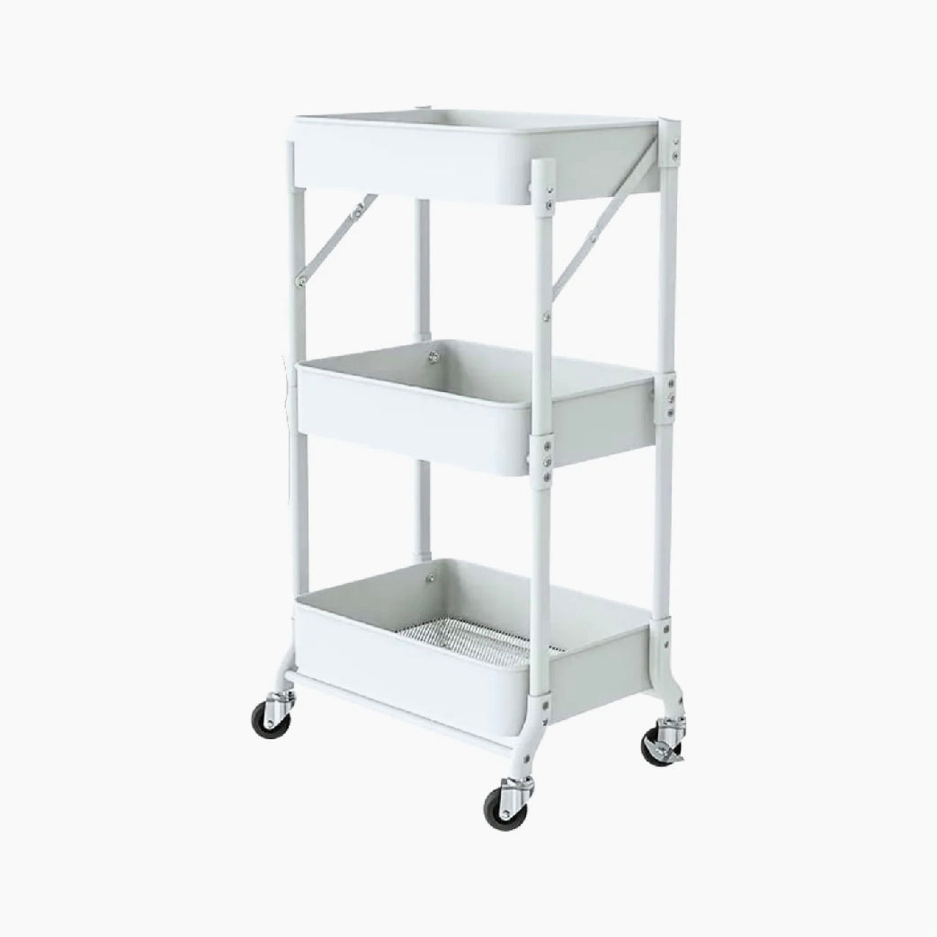 Carro Plegable Multiuso Blanco