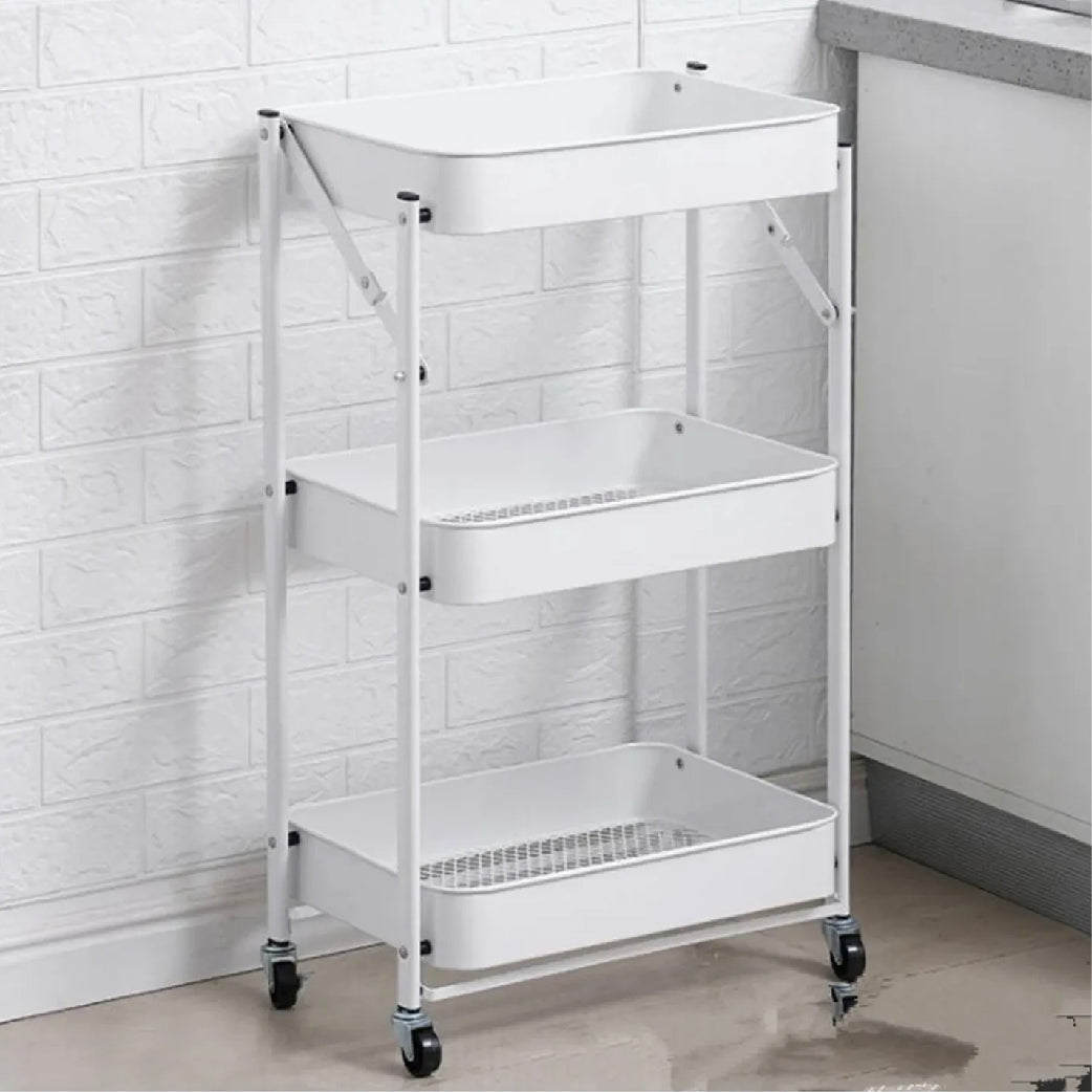 Carro Plegable Multiuso Blanco