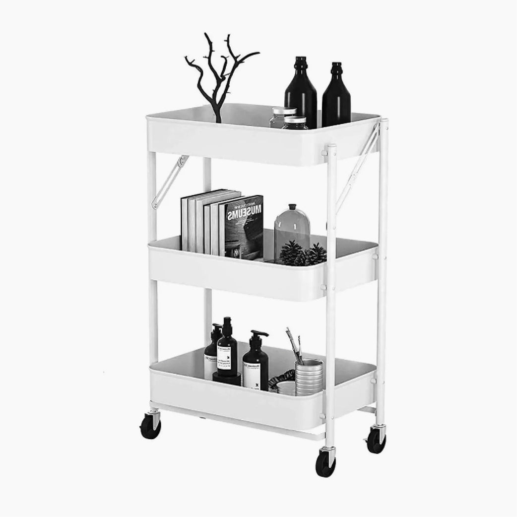 Carro Plegable Multiuso Blanco