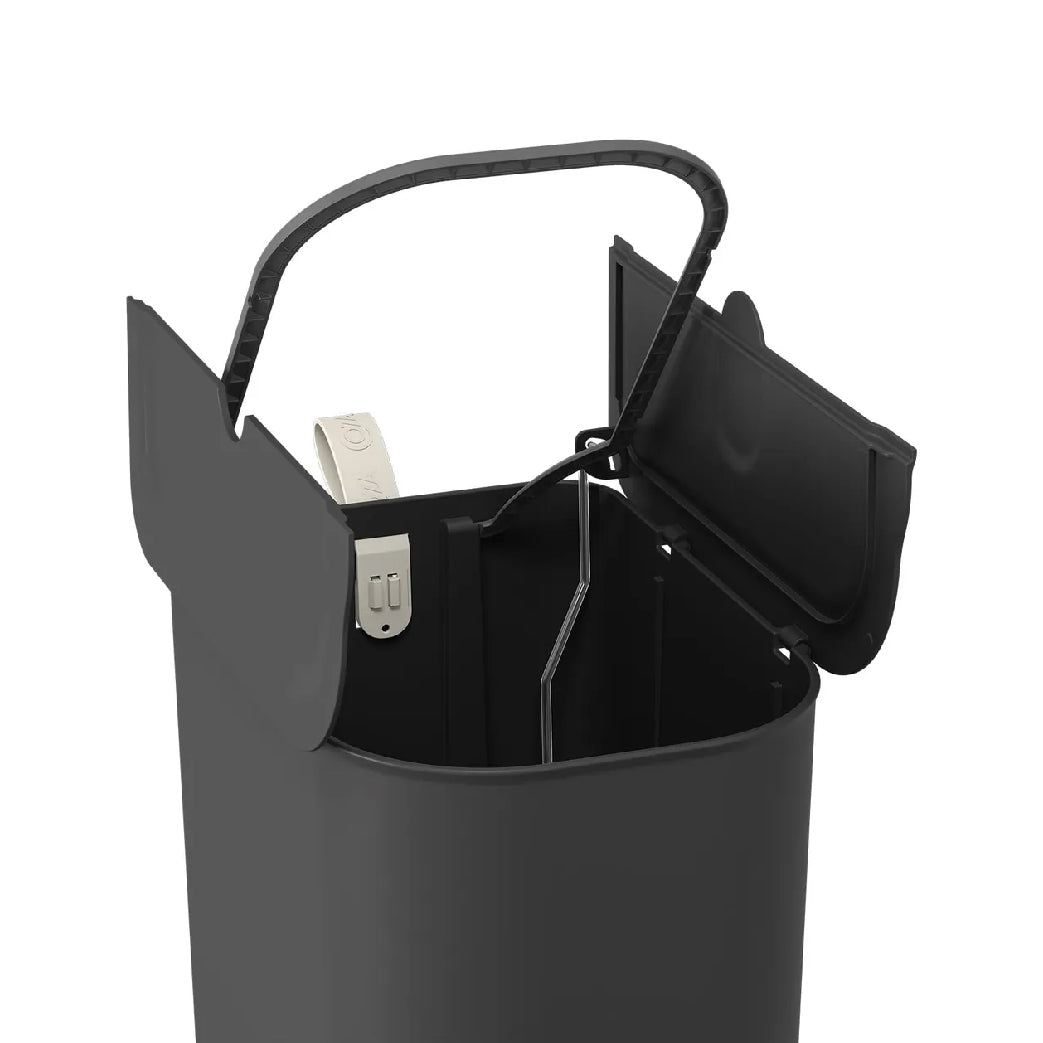 Basurero Mariposa 4 L Negro