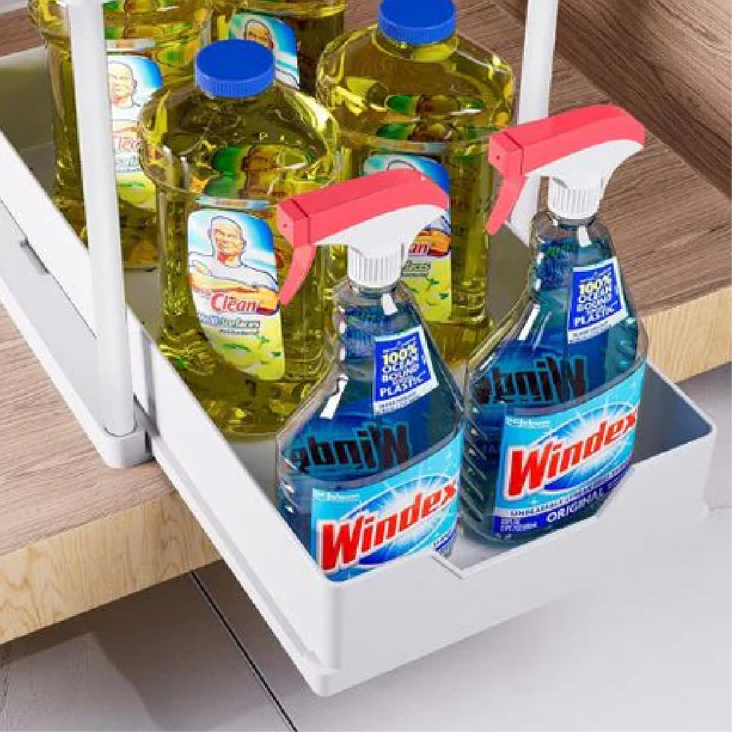 Set 2 Organizadores Deslizantes Blancos