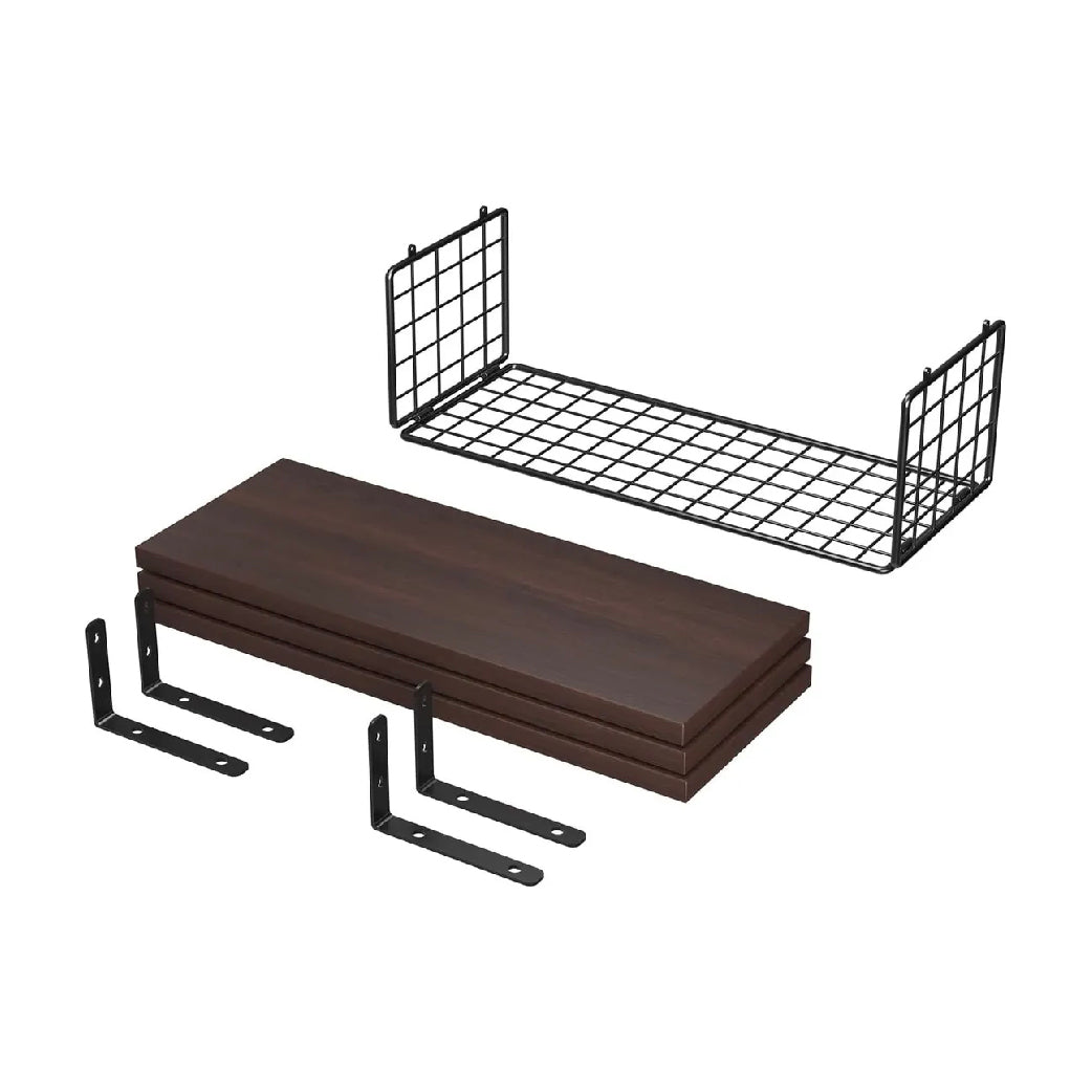 Repisas Flotantes de Madera x 3