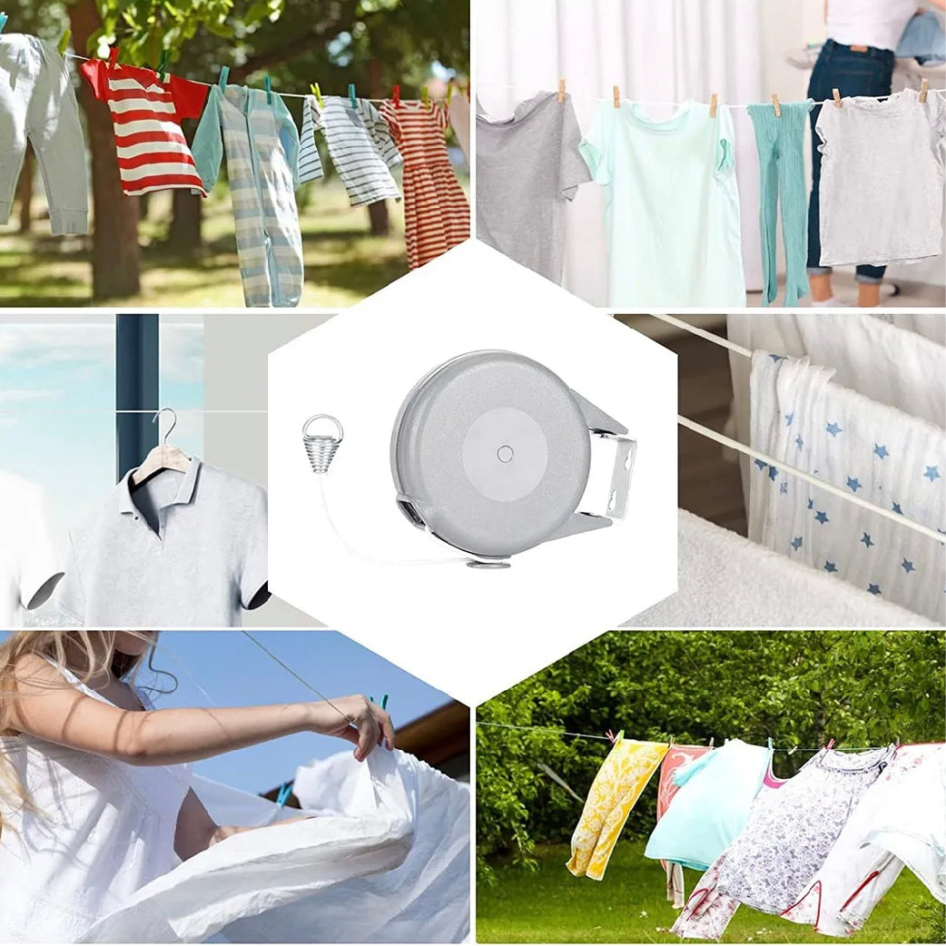 Tendedero Retractil 12 mts