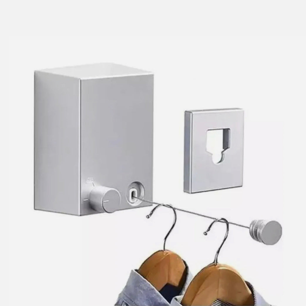 Tendedero Retractil 4 mts Gris